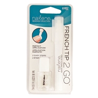 Nailene French Tip 2 Go Pen With Top Coat, White