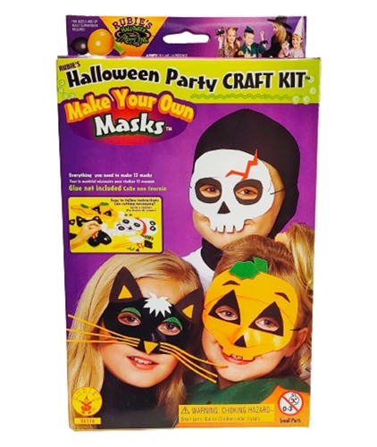 Rubie's  Halloween Party Craft Kit - Make Your Own Masks