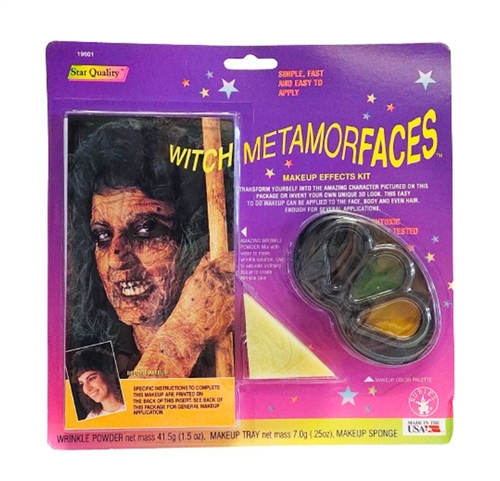 Rubie's Witch Metamorfaces Makeup Effects Kit