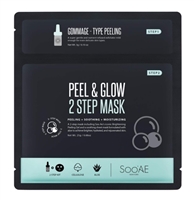 Soo'AE Peel & Glow 2 Step Facial Mask, 12 Count