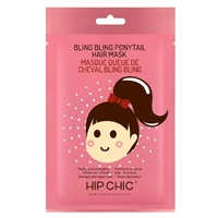 Soo'AE HIP CHIC Bling Bling Ponytail Hair Mask, 12 Count