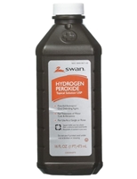 Swan 3% Hydrogen Peroxide Topical Solution, 16 fl.oz / 473 ml - Pack of 2