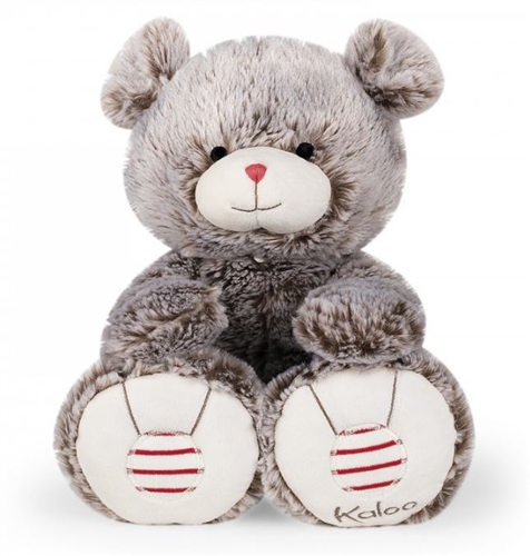 Kaloo ROUGE PRESTIGE BEAR SOFT TOY 38CM / 15'' - GREY