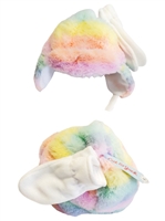 Cat & Jack Toddler Rainbow Trapper Hat & Mittens , Size 12-24mth