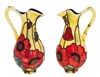 Old Tupton Ware Floral Ceramic Jug - Yellow Poppy, 4"