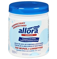 Allora Disinfecting Wipes, 150 CT - Pack Of 6 tubes