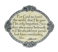 Proclamations God So Loved the World Magnet Plaque