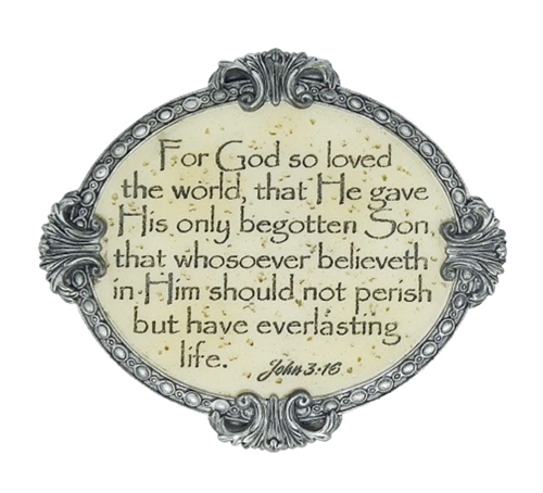 Proclamations God So Loved the World Magnet Plaque