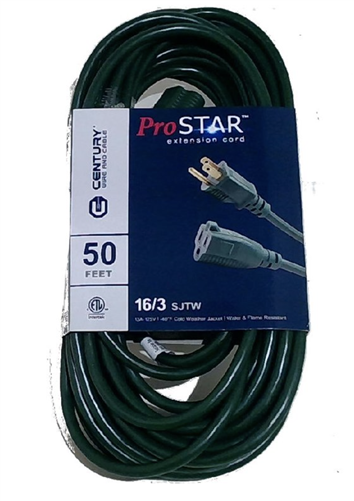 ProSTAR Cold weather Extension Cord, 50' / 15.2m