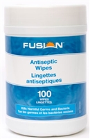 Fusion 75% Antiseptic Alcohol Wipes, 100 CT - Pack Of 12 tubes