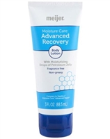 Meijer Moisture Care Advanced Recovery Body Lotion, Fragrance Free, 3 fl oz