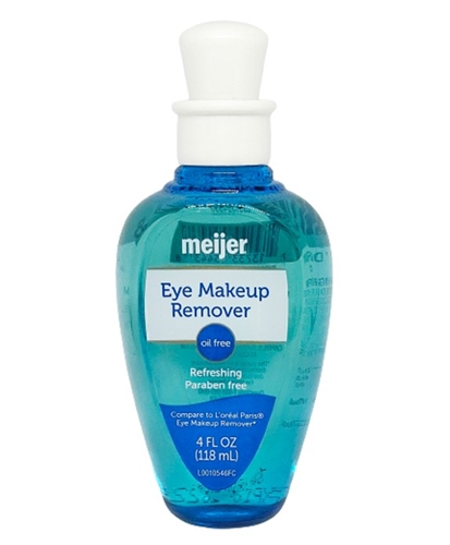 Meijer Oil-Free Liquid Eye Makeup Remover, 118mL