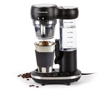 PowerXL Grind & Go Plus Single-Serve Automatic Coffee Maker With 16-Oz Cup