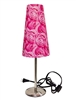 GEN-LITE Accent Table Lamp, Pink Rose