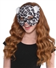 Jungle Cat Black-White Adult Mask