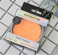 Body & Earth Shampoo Bar, 50g,  Fresh Mango