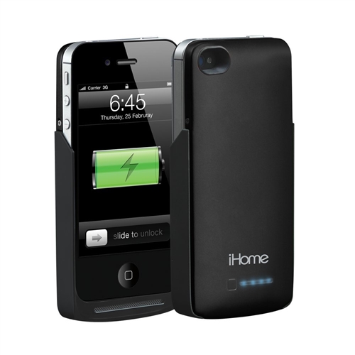 iHome Power Case - 2,000 mAh Battery Case for iPhone 4/4s