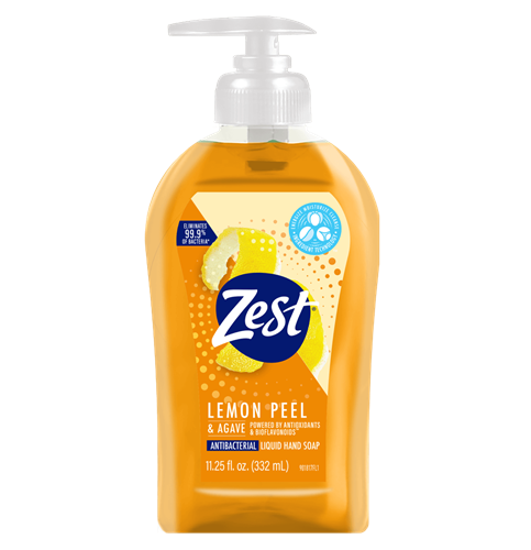 Zest Antibacterial Liquid Hand Soap, 332mL / 221mL