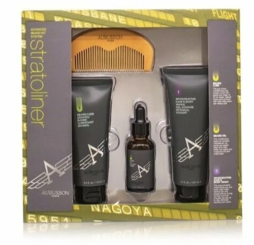 Stratoliner by Aubusson 4-Piece Grooming Advanced Beard Kit for Men