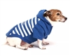 Royal Animals Stripe New York Dog and Cat Hoodie - Blue - XS