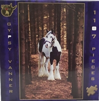 Mule Moms Gypsy Vanner Horse Puzzle, 1107 pcs