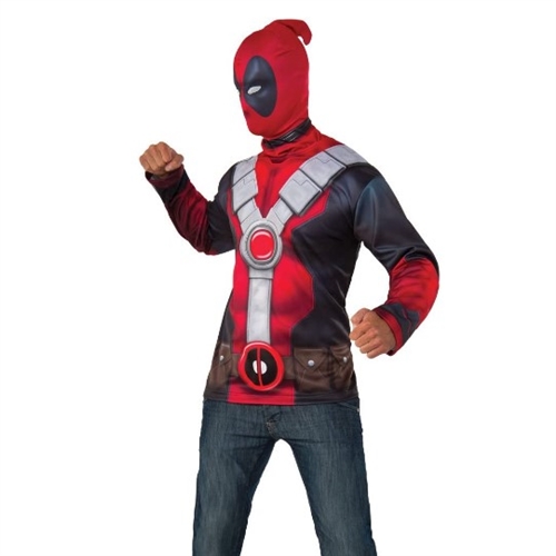 Rubie's Men's Marvel Deadpool Costume Top & Mask