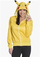 Rubieâ€™s Adult Pokemon Pikachu Unisex Costume Hoodie, S/Std