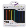 i-CON Nintendo DS/DSi Rainbow Stylus Pack