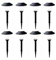 Patriot Lighting Cranford Solar Garden Light - Set of 8