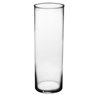 Syndicate Sales 3 1/2" x 10 1/2" Cylinder Vase, Clear