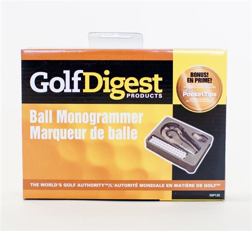 Golf Digest Products - Ball Monogrammer / Ball Finders / Barrel Fur Headcovers