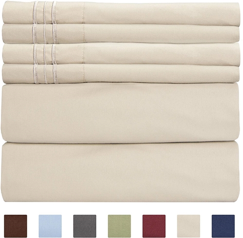 Swan Linens - 2 Pack Set Sheet, Queen