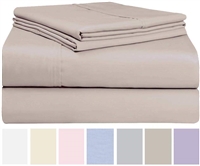 Swan Linens - 4 pc Cotton Blend Sheet Set, King