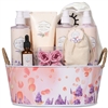 Body & Earth Rosewater and Lavender Basket Set, 11 Pcs