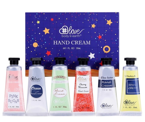 BeLove Hand Cream Gift Box - Enriched With Shea Butter, Pack Of 6 (x 30mL)