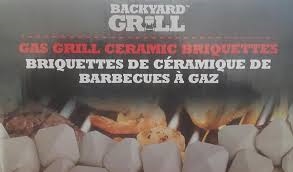 Backyard Grill Gas Grill Ceramic Briquettes- 50 pcs