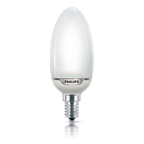 PHILIPS EnergySaver Chandelier CFL 9W Bulbs - 3 pcs