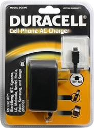 DURACELL Bodyguardz Micro Usb Wall Charger - Desktop Charger - Retail Packaging - Black