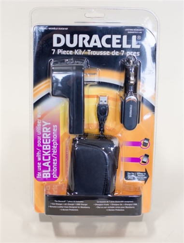 Duracell 7 Piece Kit For Blackberry