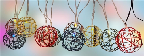 Bethlehem Lights Geometric Spheres 10 LED Lights