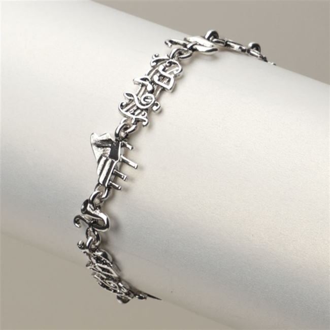 Chain Of Music Charms Bracelet