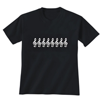 Treble Clef Conga-Line T-Shirt
