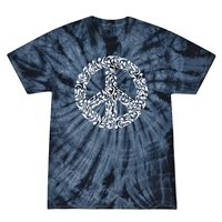 Music Peace Sign Tie Dye T-Shirt