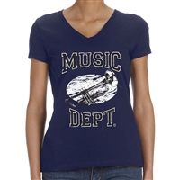 Music Dept. Trumpet Ladies T-Shirt