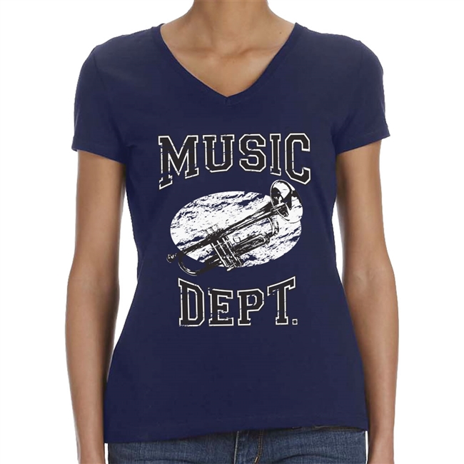 Music Dept. Trumpet Ladies T-Shirt