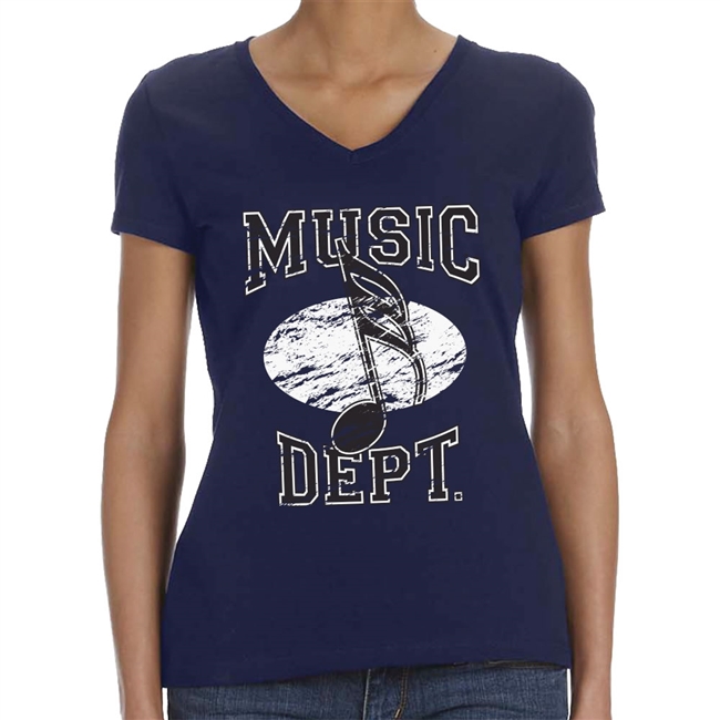 Music Dept. Music Note Ladies T-Shirt