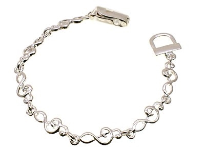 Chain of Treble Clefs Bracelet