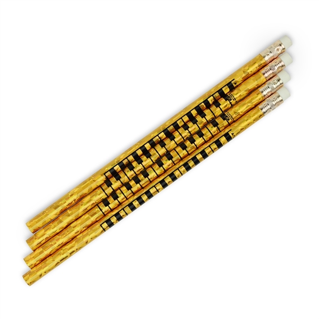 Metallic Gold Keyboard Pencil