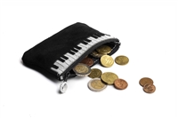 Suede Leather Piano Coin Purse