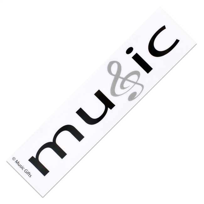 Bookmark-Music with Treble Clef